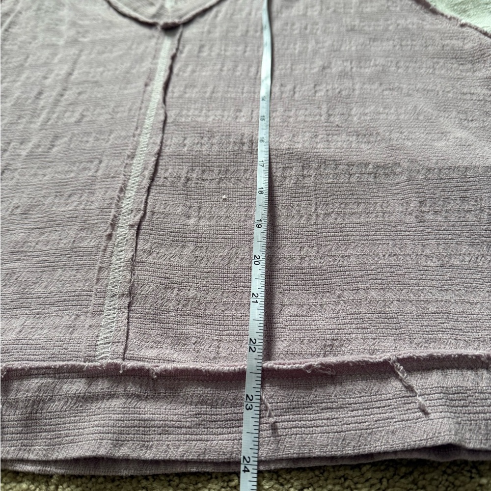 POL Women's Lavender and Cream Blouse - Picture 7 of 7